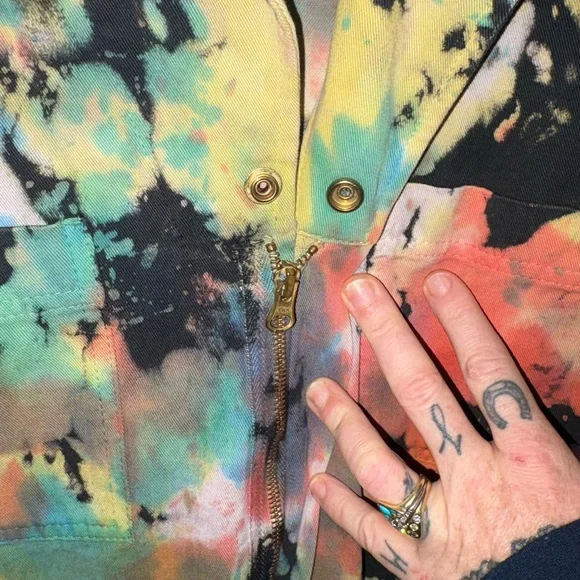 Big Bud Press Multicolor Short Sleeve Jumpsuit - Picture 3 of 6